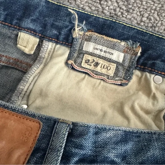 [R13] Tailored Drop Cuffed Estin Selvedge Jeans Special Edition - Picture 9 of 9